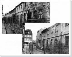 Die Wallstraße vor der Sanierung war unbewohnbar. Die Wallstraße vor der Sanierung war unbewohnbar.