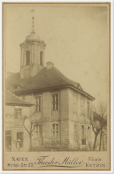 Rathaus in der Bergstraße von 1700-1891. Rathaus in der Bergstraße von 1700-1891.
