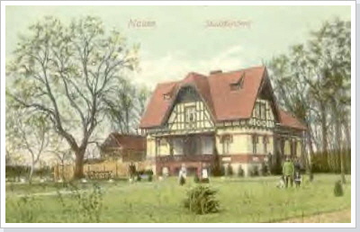 Das Nauener Forsthaus im Jahr 1906. / The forester's lodge in Nauen.
