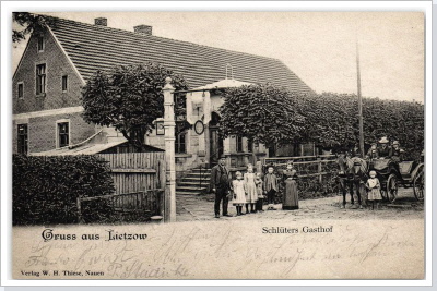 Der ehemalige Gasthof von Schl&uuml;ter.