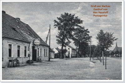 Gasthaus Markau im Jahre 1915. / the districts of the city in the year 1915.