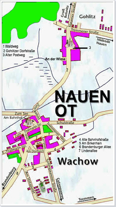 Wachowk im Jahre 2008. / the districts of the city in the year 2008.